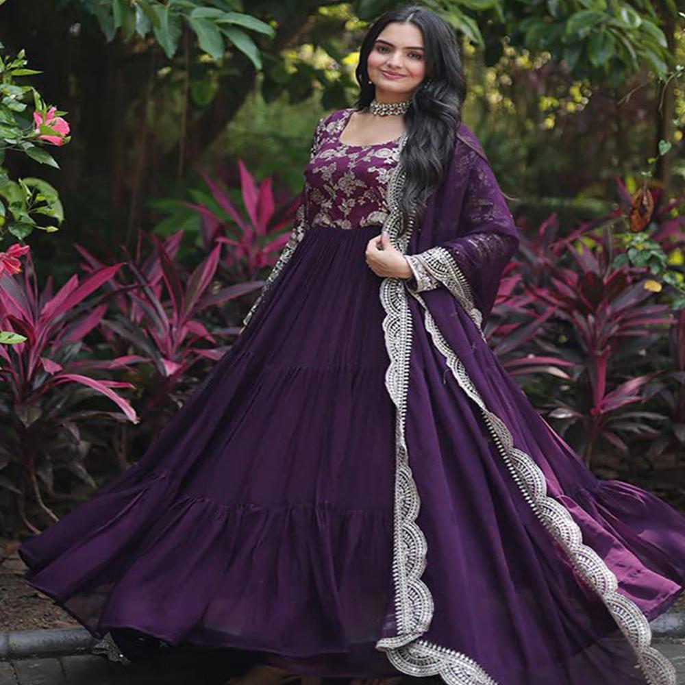 Purple Ishaak Gown