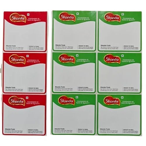Printed Sticker Labels