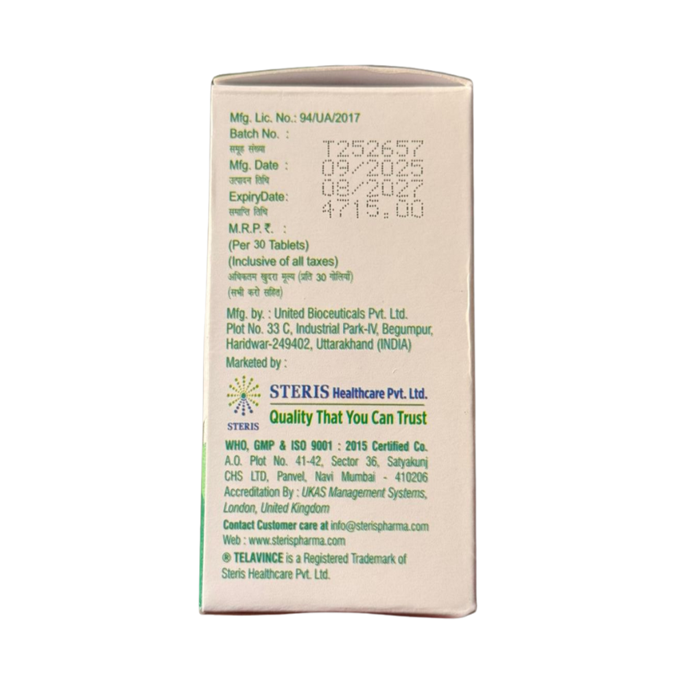 Tenofovir (300mg), Emtricitabine (200mg) & Efavirenz (600 mg)