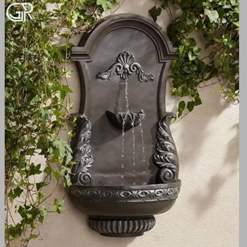 black Marble wall Fountain