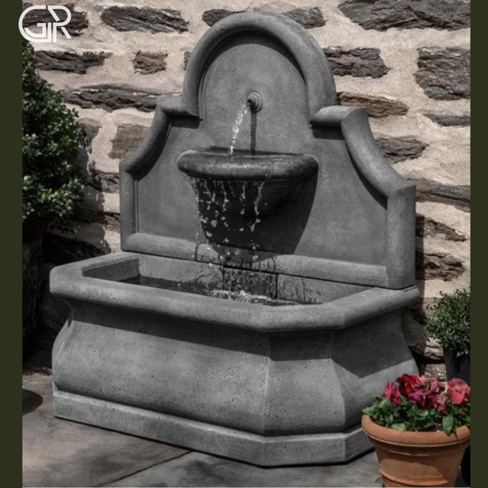 Black Marble Park Fountains