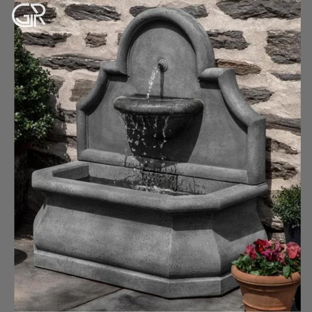 Black Marble Park Fountains