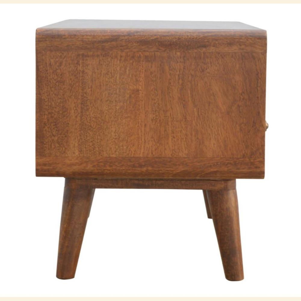 Solid Wooden Tv Cabinet - Color: Brown