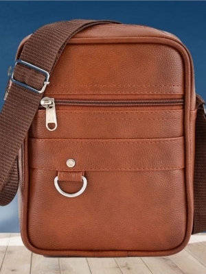 Synthetic Leather Shoulder Bag