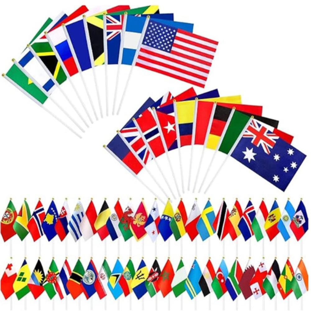 Mini Plastic Flag - Feature: No