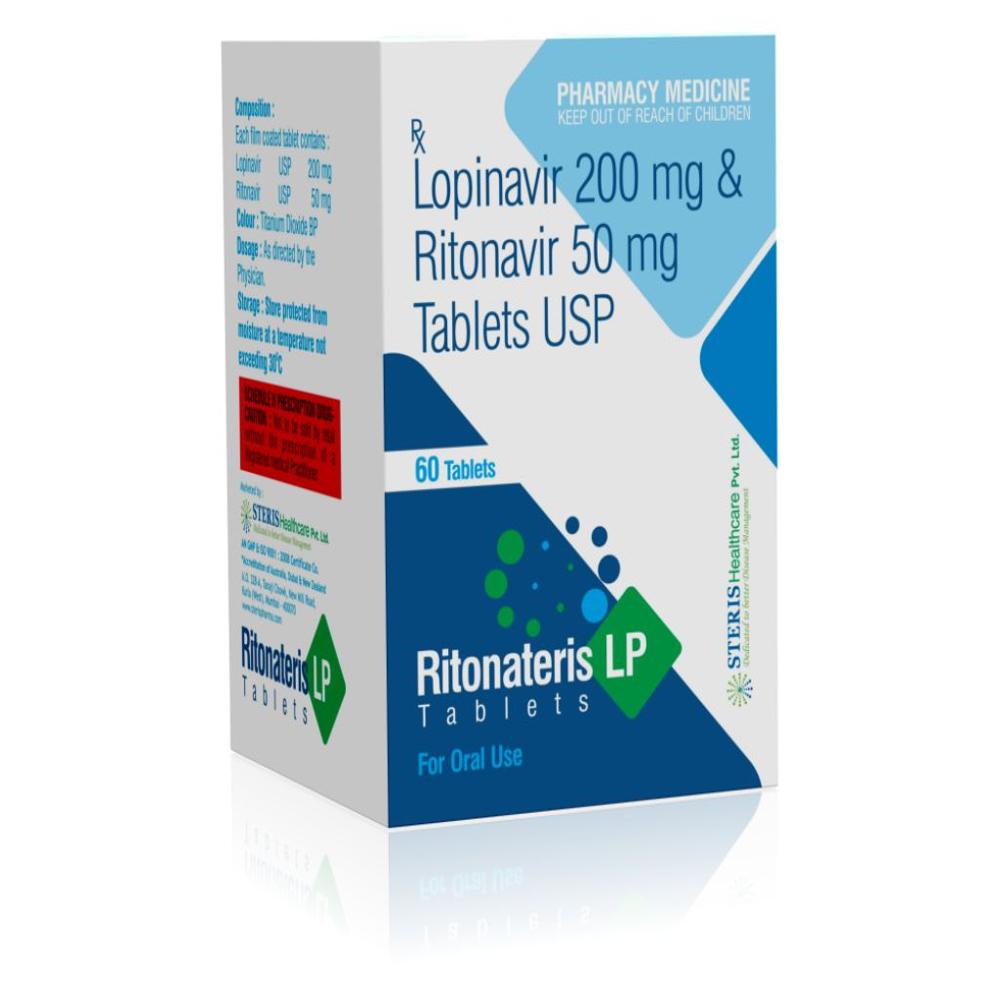 Lopinavir (200mg) Ritonavir (50mg) - Brand Name: Ritonateris Lp