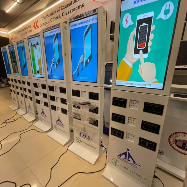 Mobile Charging Kiosk Display