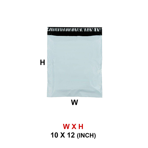 10 x 12 Inch Plain Courier Shipping Bag - Water & Tamper Proof for E-commerce Packaging