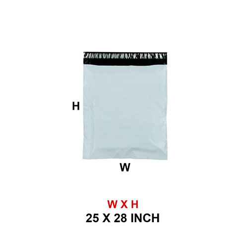 25 x 28 Inch Plain Courier Shipping Bag - Water & Tamper Proof for E-commerce Packaging