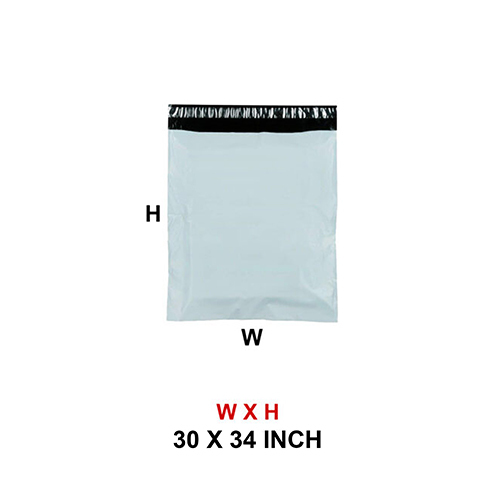 30 x 34 Inch Plain Courier Shipping Bag - Water & Tamper Proof for E-commerce Packaging