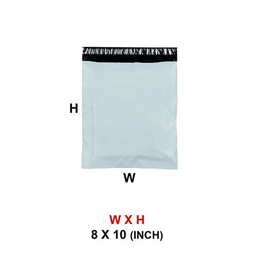 8 x 10 Inch Plain Courier Shipping Bag - Water & Tamper Proof for E-commerce Packaging