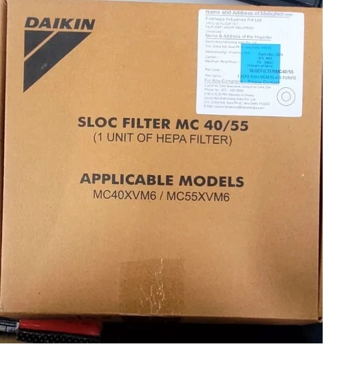MC40XVM6 DAIKIN Air Purifier Hepa Filter