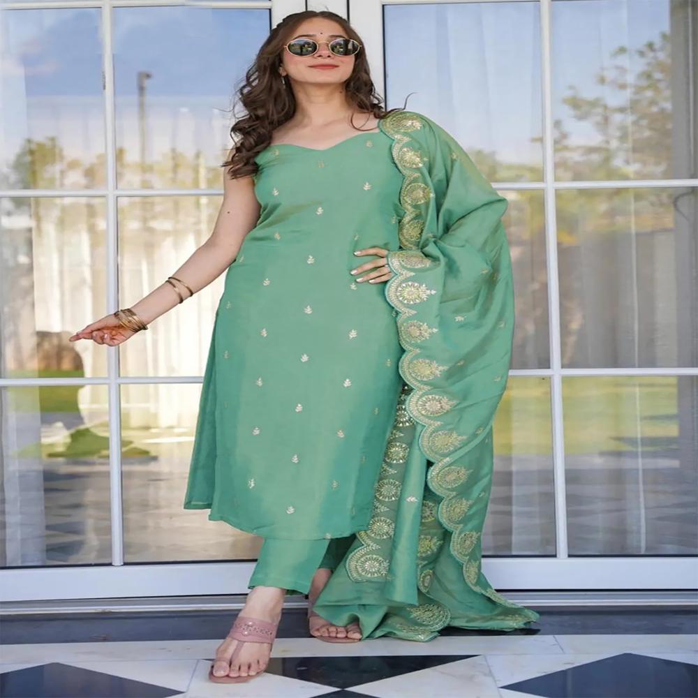 Light Green Jaspreet Suit