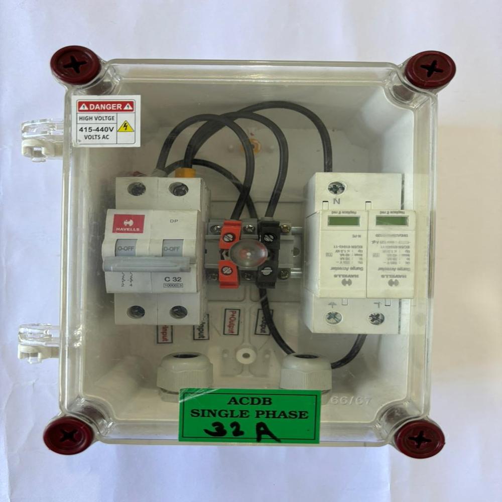 Solar Acdb Box - Application: Commercial