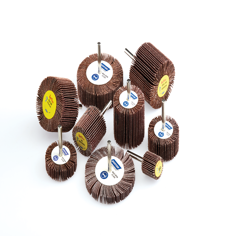 Abrasive Mop Wheels - Chemical Composition: Non-Woven Polyamide Fiber