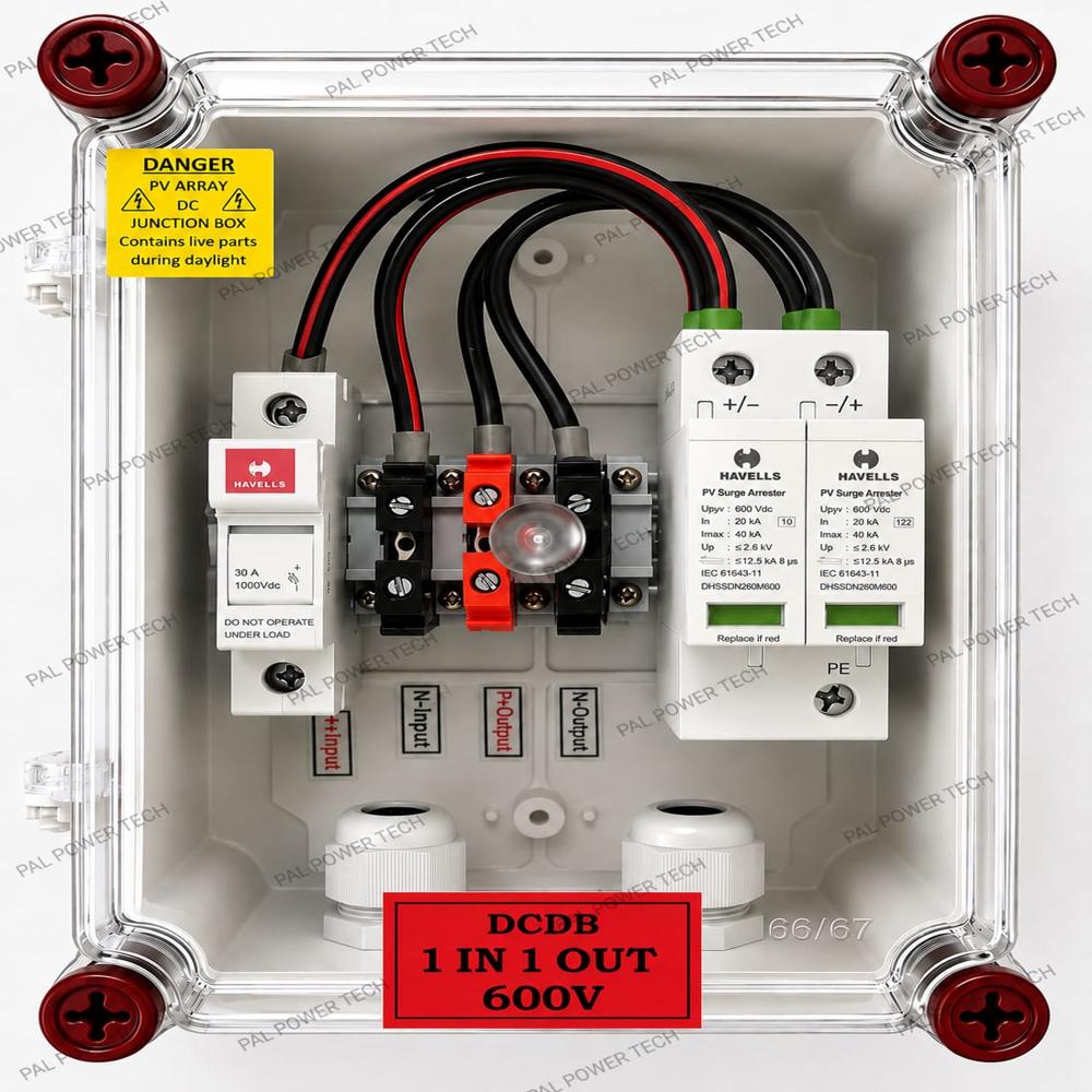 Dcdb 1 In 1 Out 600v Havells -