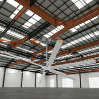 High Volume Low Velocity 0.55kW Safety Structure 1500W 220v HVLS Ceiling Fan Motor