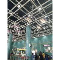 12ft 1500W 220V AC DC HVLS Fan for Air Cooling Ventilation