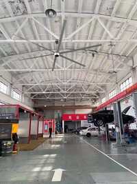 AMTHI 1500W HVLS 220V Industrial Ceiling Fan 12ft7.3m Big Air