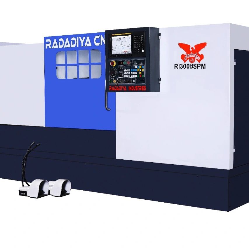 Cnc Flat Bed / Lathe Turning Machine - Color: White