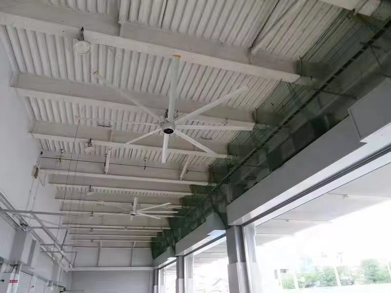 12ft 10ft 6 Blades 1.5KW Industrial Large Ceiling HVLS Fan