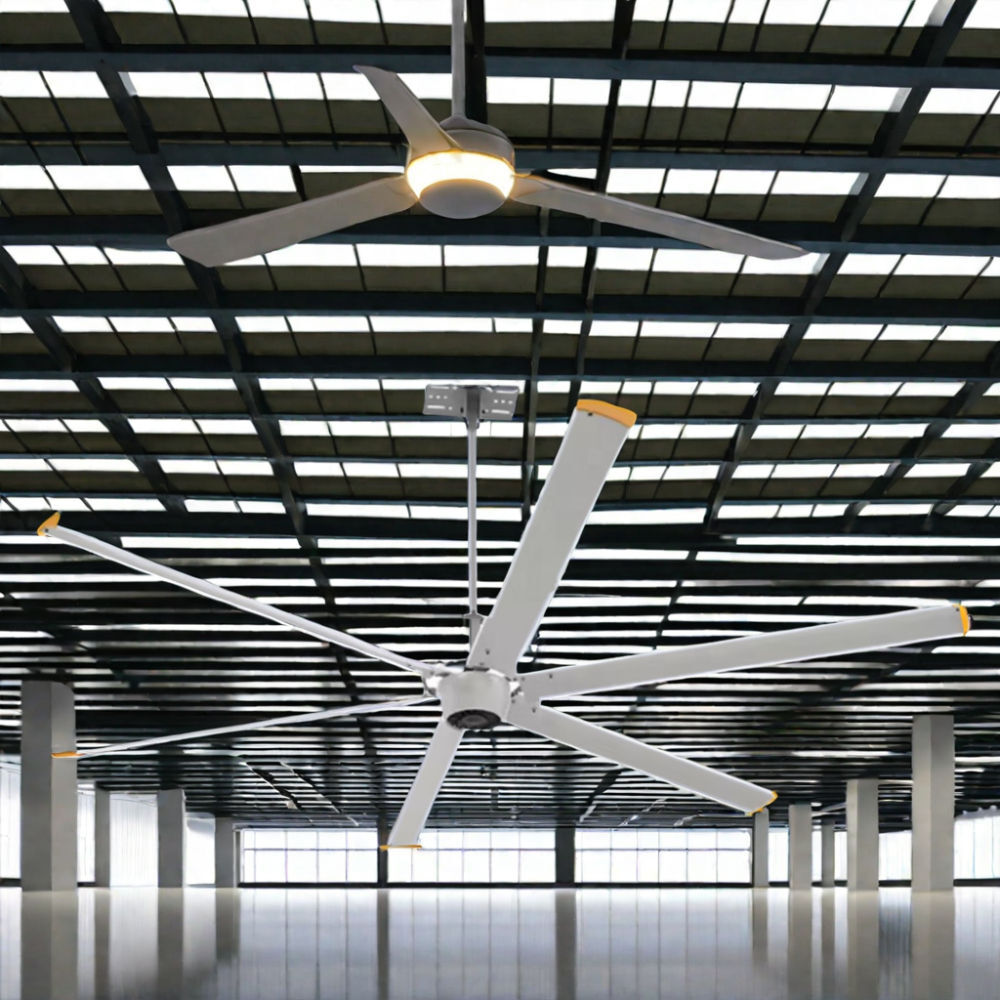 500W Hvls Fan 220v Big Cooling Power 12ft 24ft 750w Air Coolers Hvls Fan Motor with Adequate Stocks