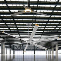 500W Hvls Fan 220v Big Cooling Power 12ft 24ft 750w Air Coolers Hvls Fan Motor with Adequate Stocks