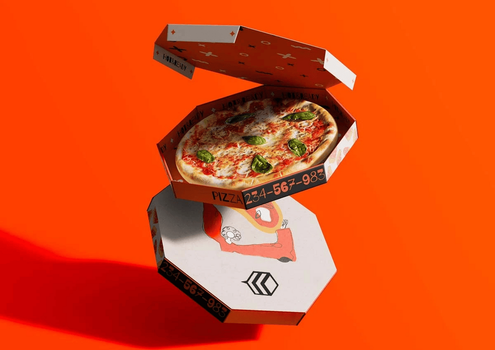 Printed Pizza Boxes