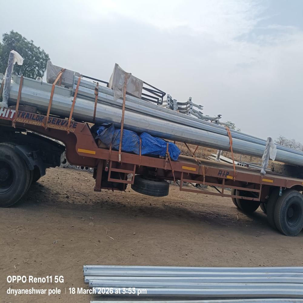 12 meter high mast pole