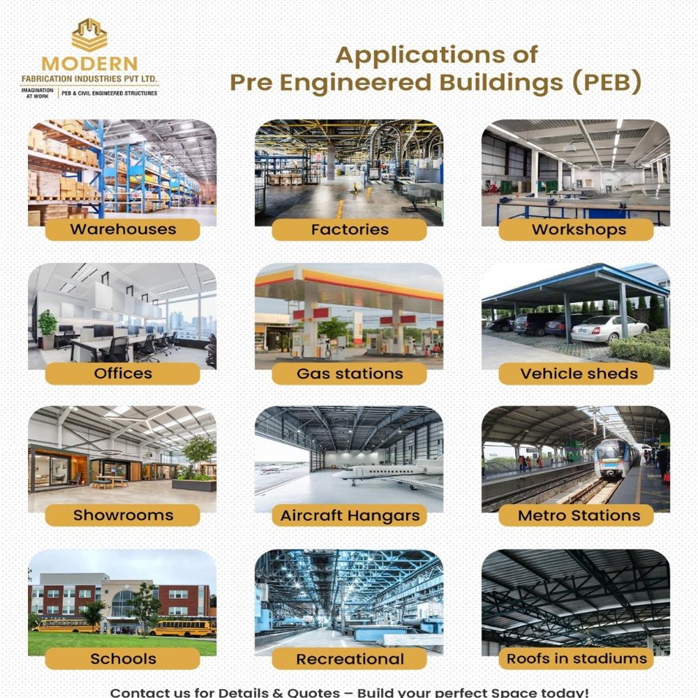 Pre engineered metro station structures
