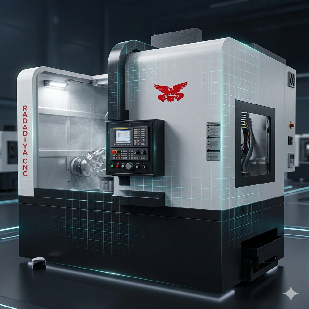 Cnc Vtl Turning Machine - Color: White