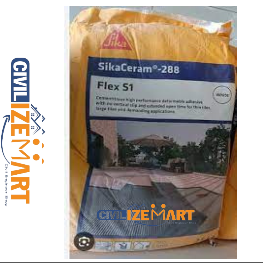 Sikacream-288Flex S1 Tile Adhesive - Color: White