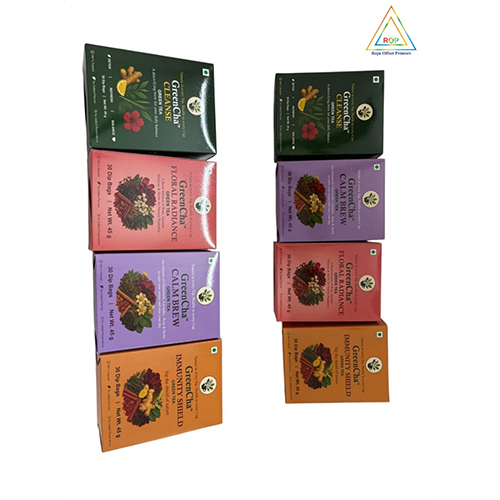 Premium Tea Packaging Box - Finishing: Glossy Lamination