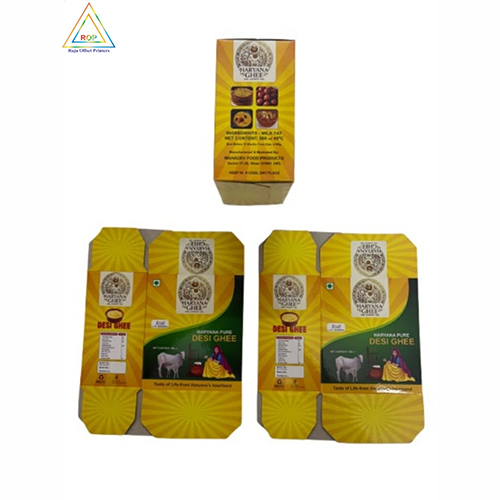 Desi Ghee Boxes - Finishing: Glossy Lamination