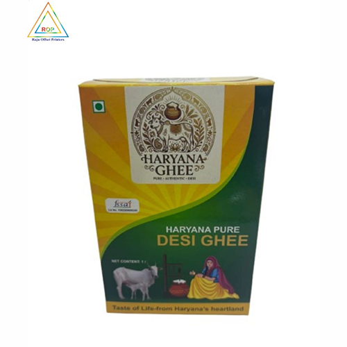 Desi Ghee Boxes - Finishing: Glossy Lamination