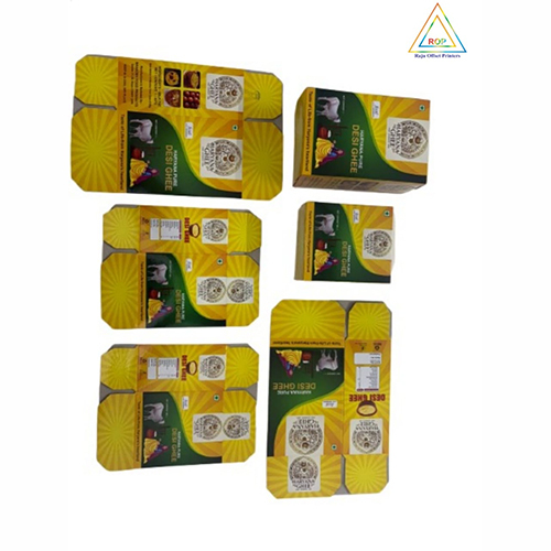 Desi Ghee Boxes - Finishing: Glossy Lamination