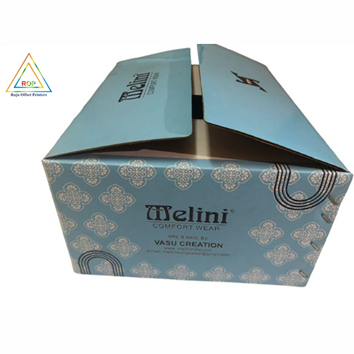 Printed Ply Corrugated Cartons - Material: E Flute