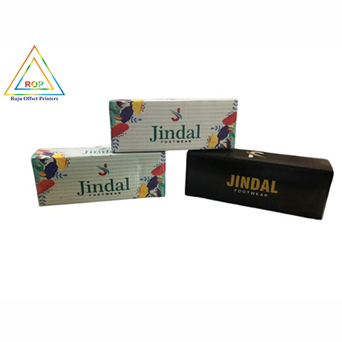 Slipper Packaging Box - Finishing: Glossy Lamination