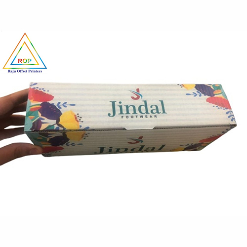 Slipper Packaging Box - Finishing: Glossy Lamination