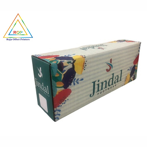 Slipper Packaging Box - Finishing: Glossy Lamination