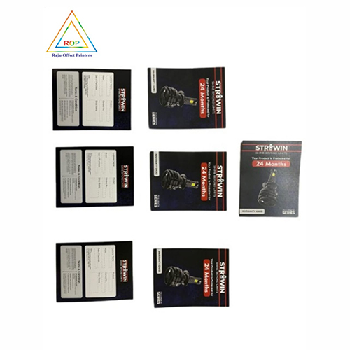 Warranty Card