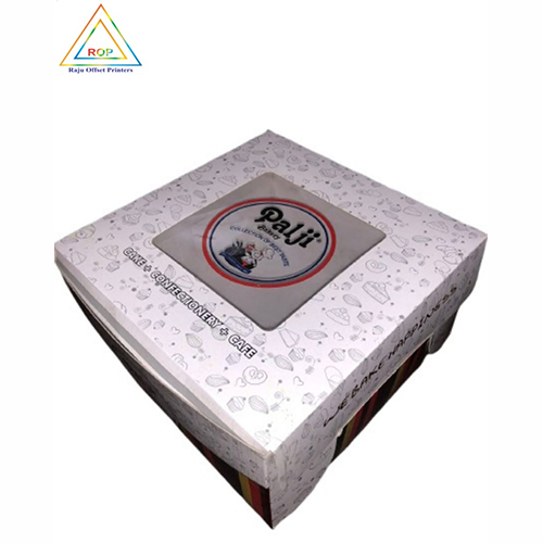 Printed Cake Boxes - Finishing: Glossy Lamination