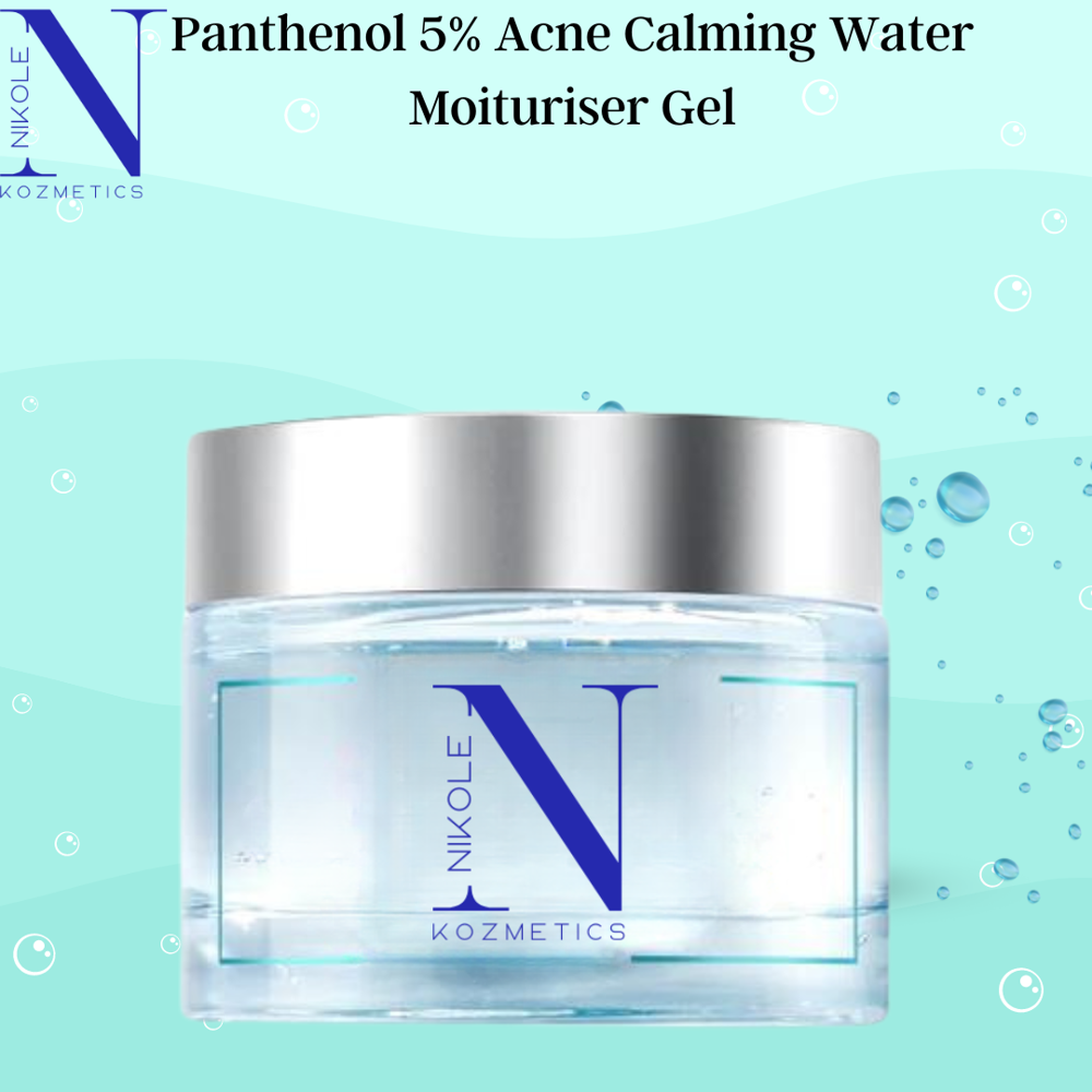 Panthenol 5% Acne calming water moisturizer gel