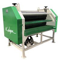 Four Roller Glue Spreader Machine Model Ki-gs1400 - Mild Steel Body, 1900x950x1200 Mm, Industrial Green | Semi-automatic, Double Side Glue Application, 1400 Mm Width