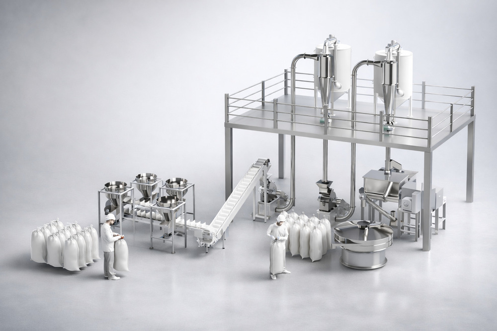 Blended Spices Processing Plant