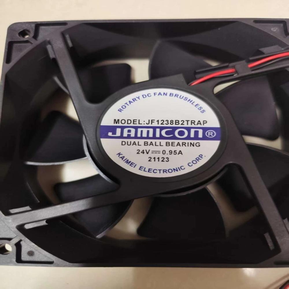 JAMICON JF1238B2TRAP 24V DC 0.95A 12038mm Ball Bearing Industrial Axial Cooling Fan