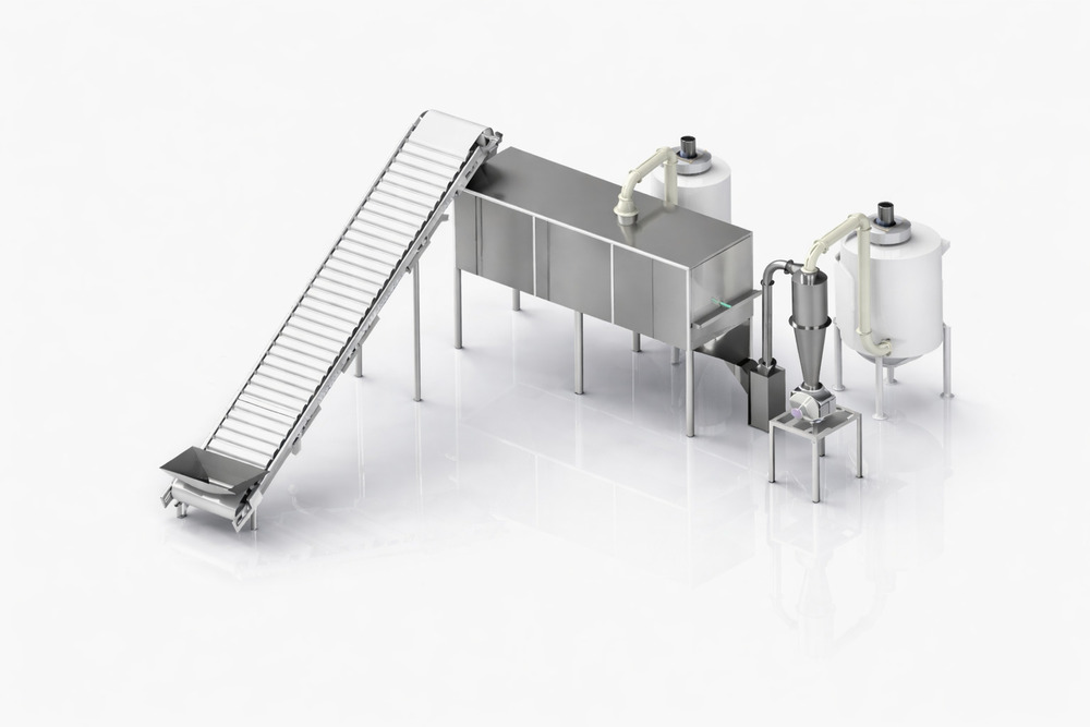 Cleaning Washing Sorting System