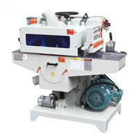Multiple Rip Saw Machine Ki-rsv-18/80 - Cast Iron & Steel, 2500x1100x1400 Mm, Green | 18 Hp, Chain Feed, Adjustable Speed, Overload Protection