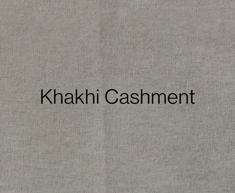 120 gsm Khakhi Cotton Cashment Fabric