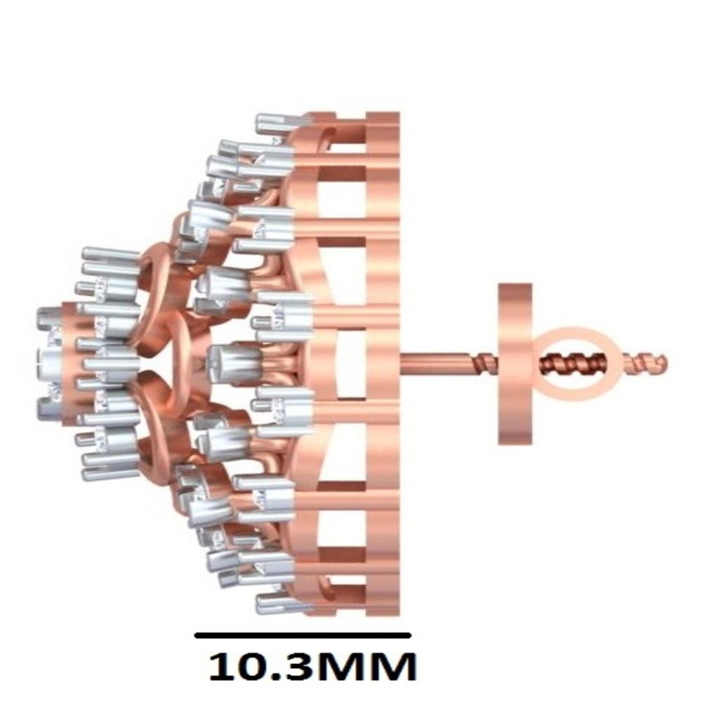 Grand Mandala Filigree Studs Earrings